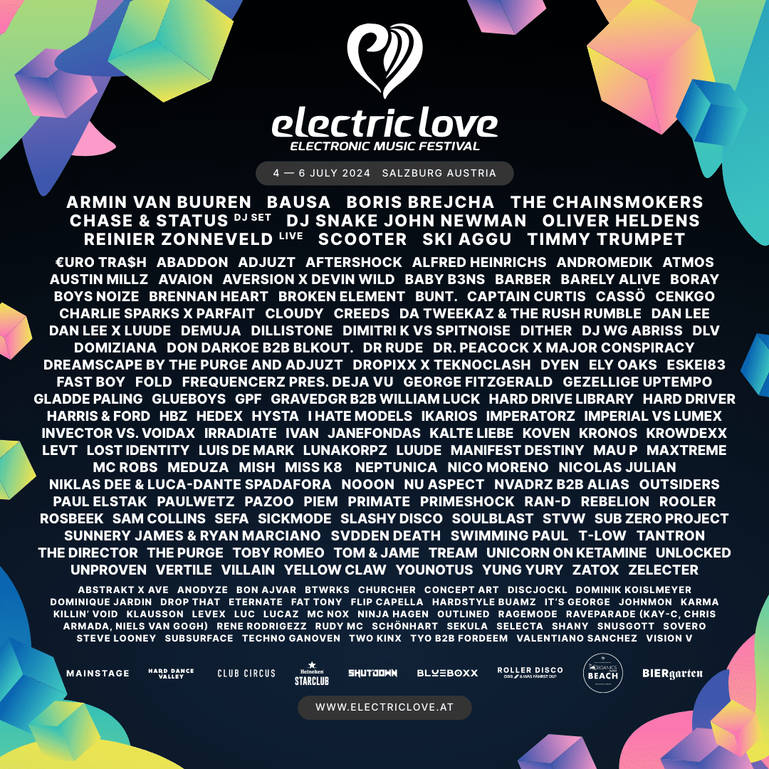 Electric Love Festival 2024 Lineup