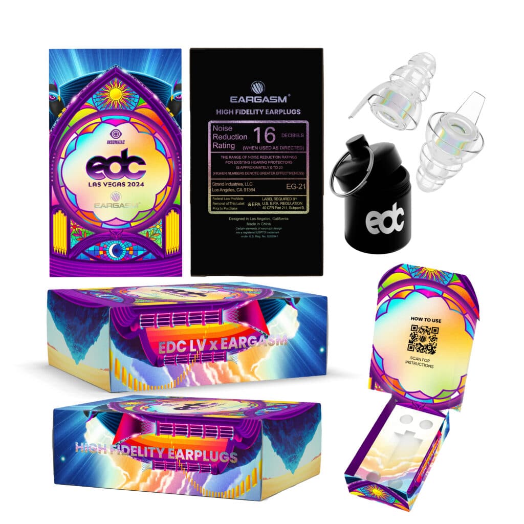 Eargasm High Fidelity Earplugs EDC Las Vegas Edition