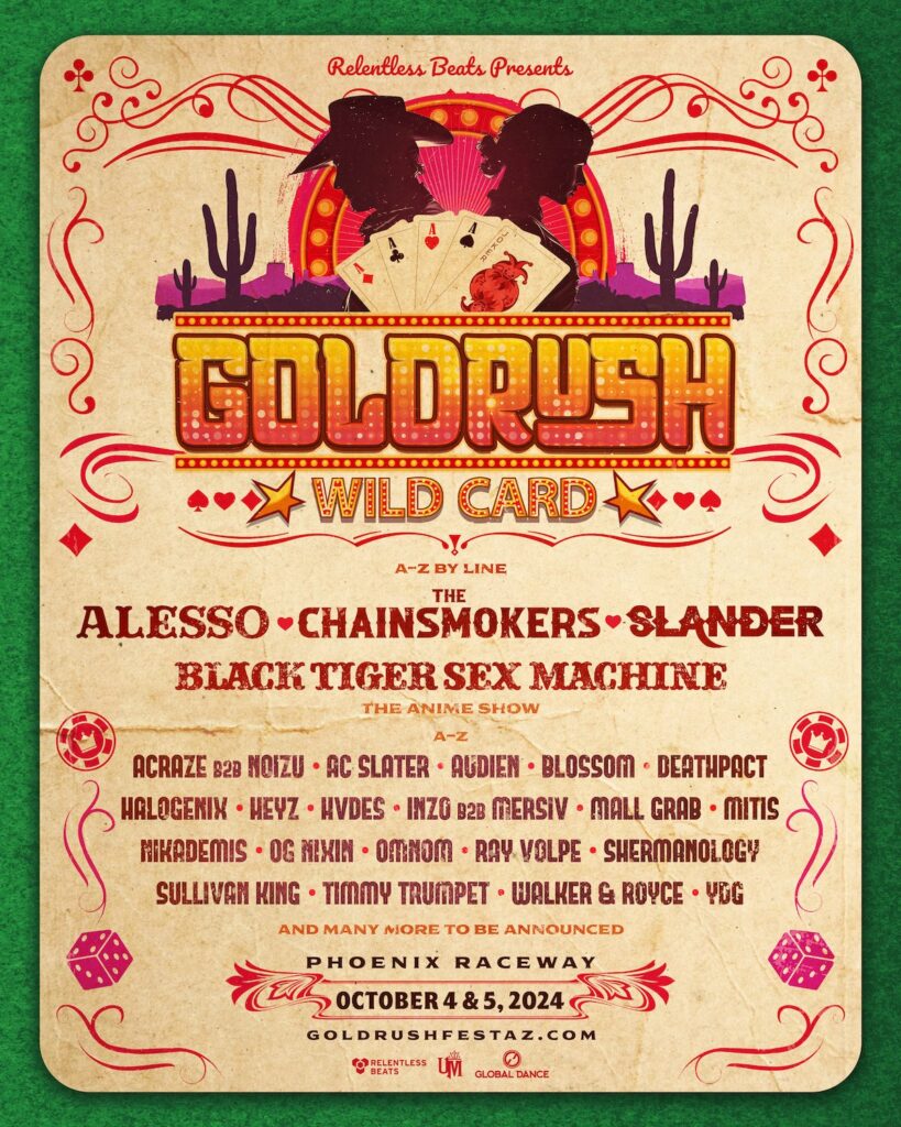 Goldrush Music Festival 2024 - Phase 1 Lineup