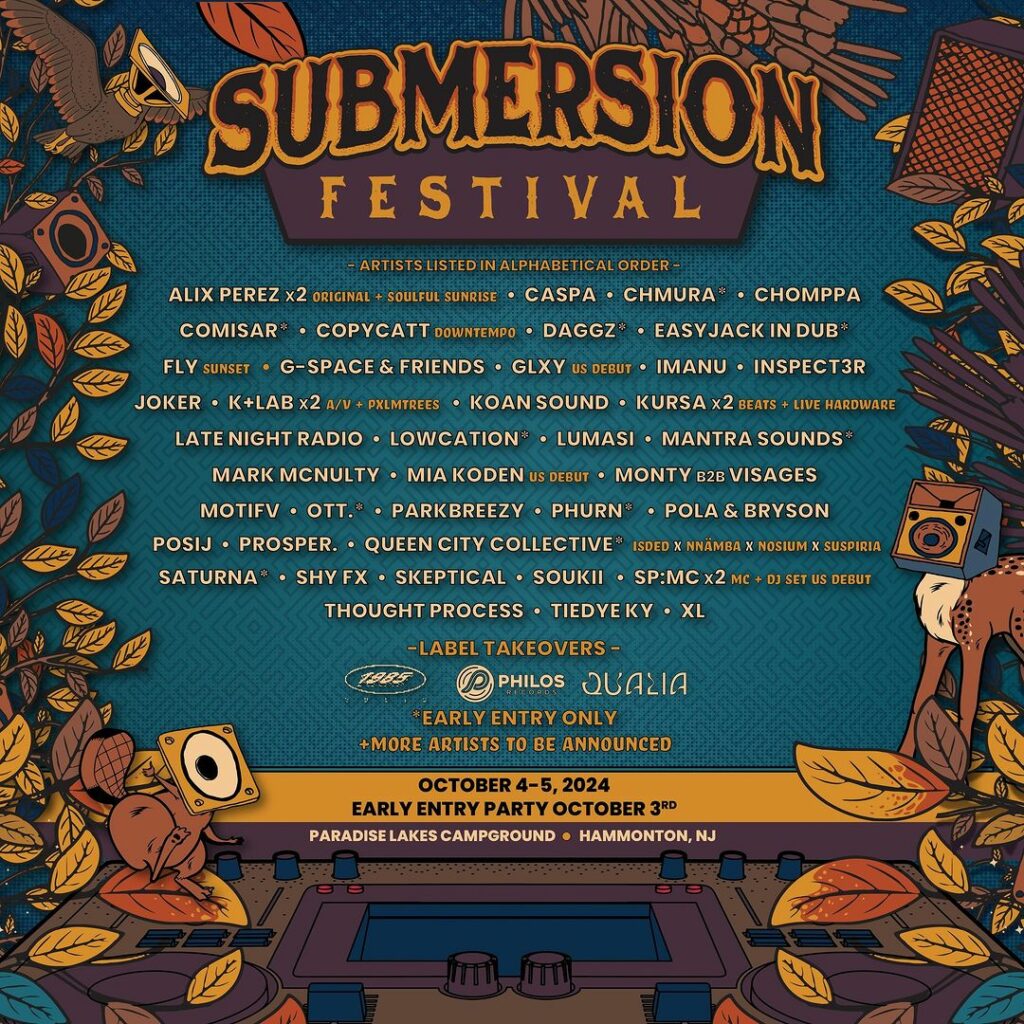 Submersion Festival 2024 - Phase 1 Lineup