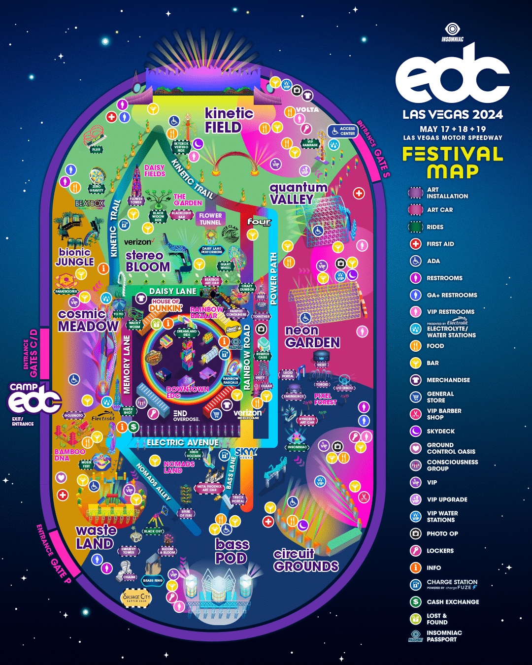 EDC Las Vegas 2024 Set Times, Festival Map, and Essential Info | EDM ...