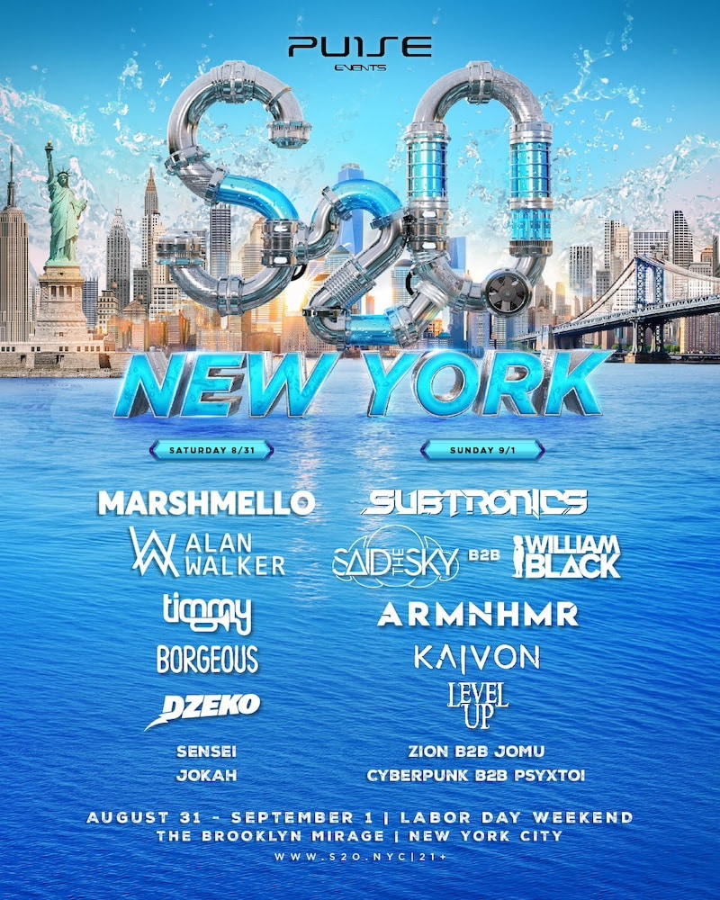 S2O Festival New York 2024 - Lineup