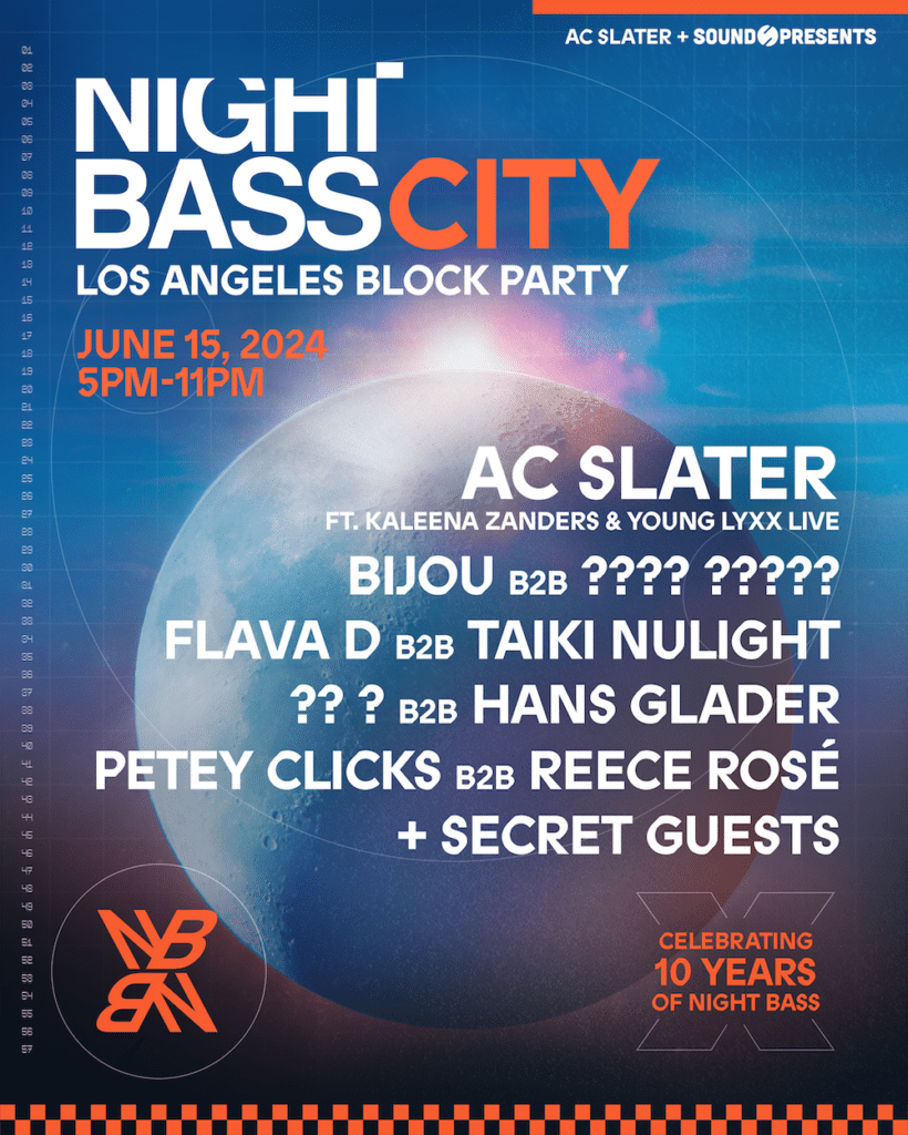Night Bass City Los Angeles 2024 - Lineup
