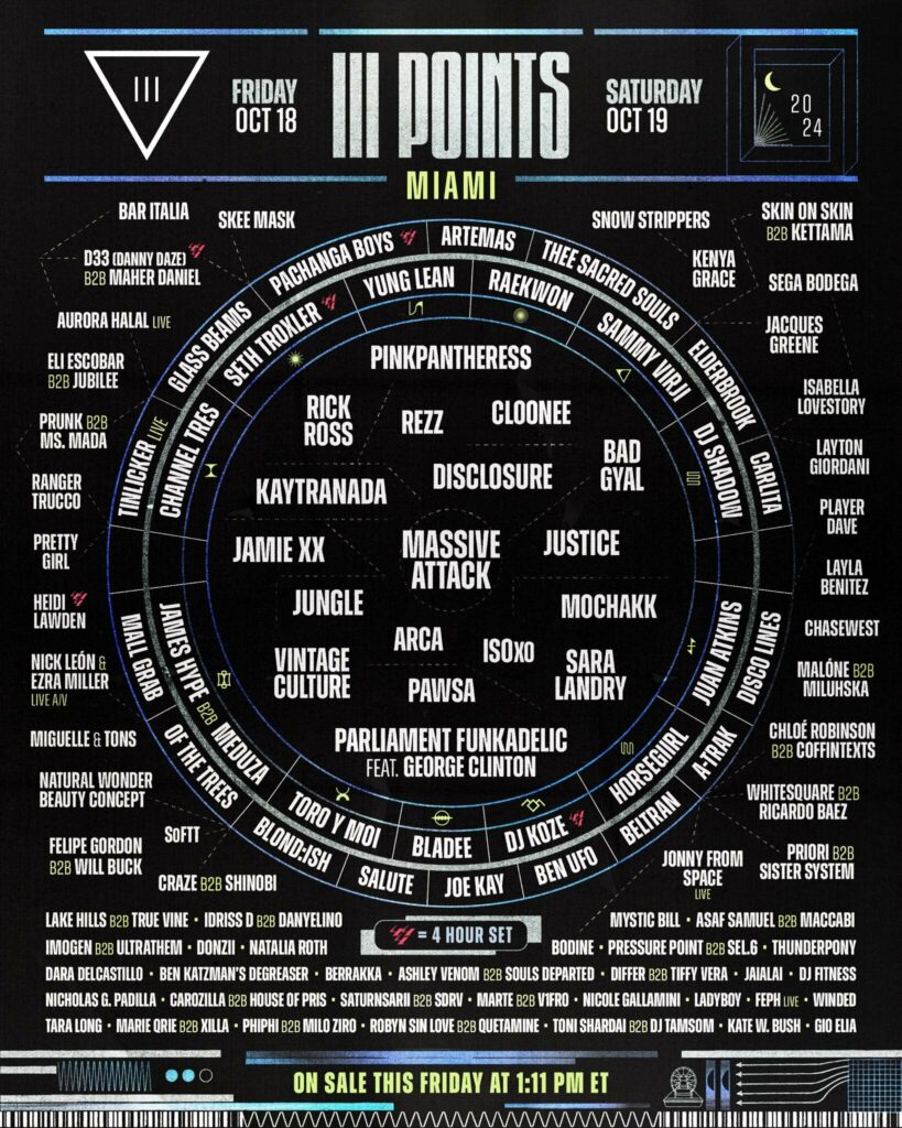 III Points Music Festival 2024 – Lineup