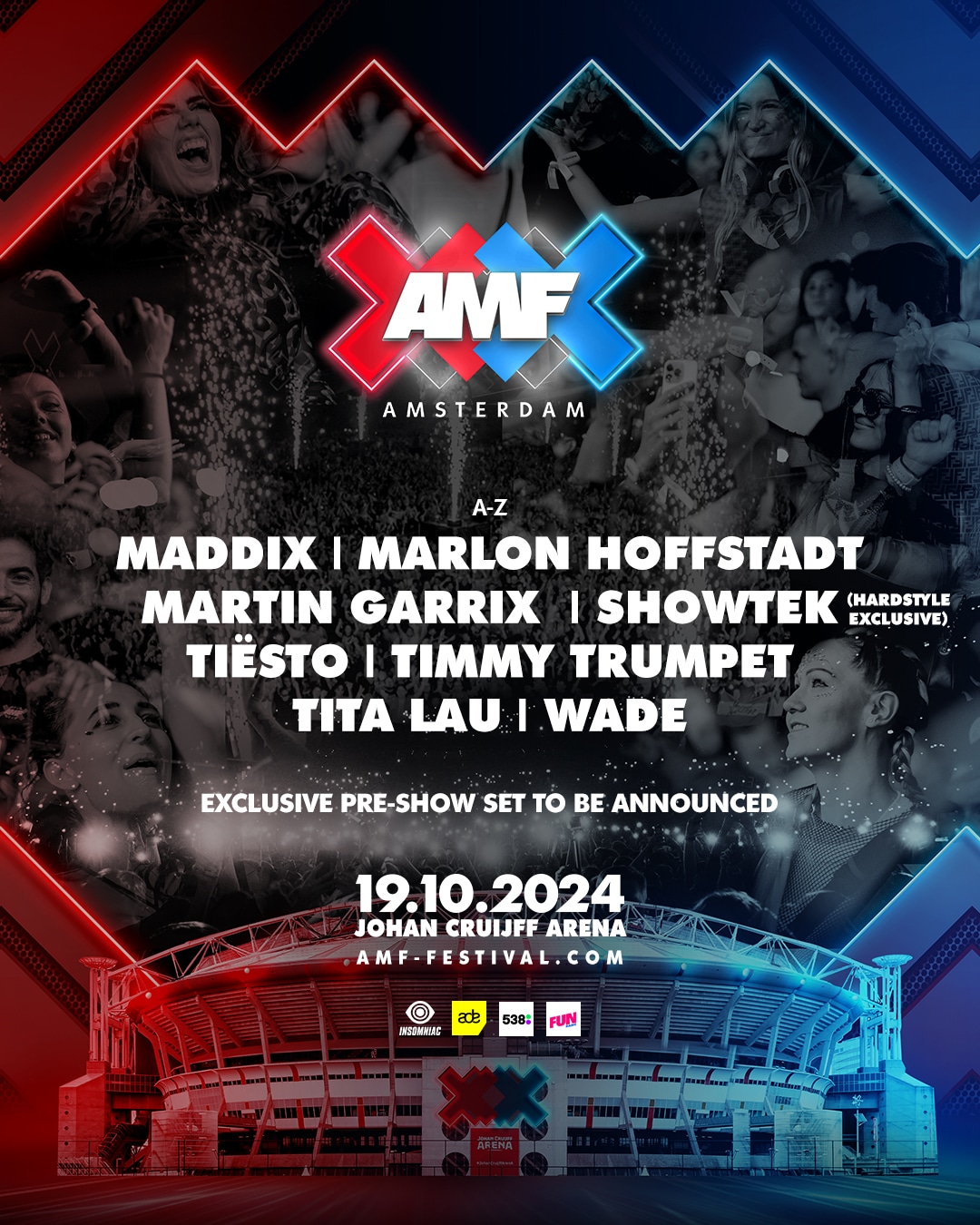 AMF Reveals Stacked Lineup for 2024 Edition EDM Identity