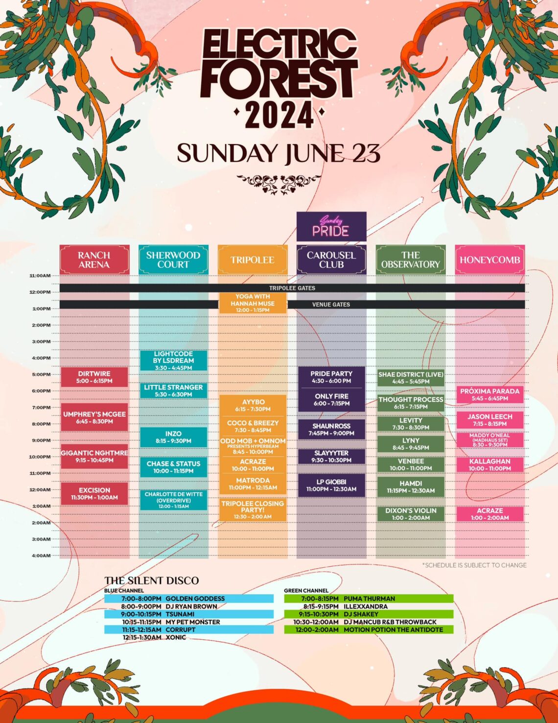 Electric Forest 2024 Set Times, Maps, and More EDM Identity