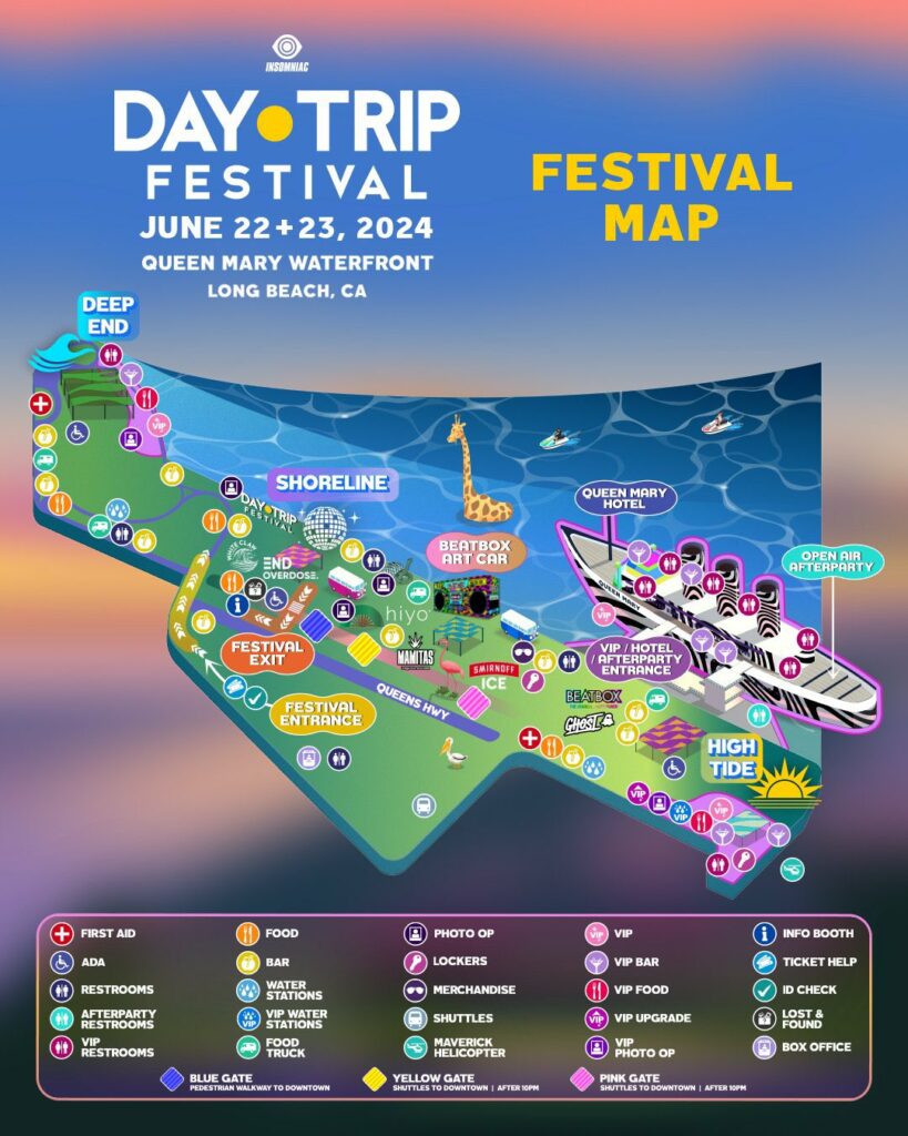 Day Trip Festival 2024 Festival Map