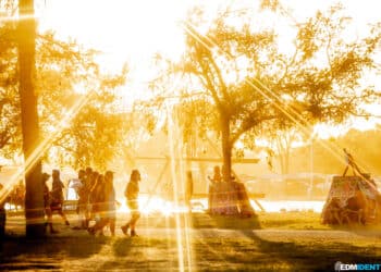 Sunset at Lightning in a Bottle 2024