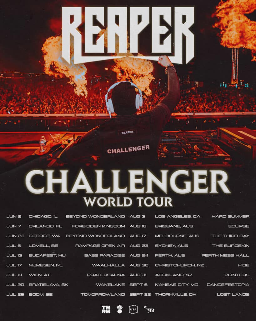 REAPER - CHALLENGER World Tour 2024 - Dates & Venues