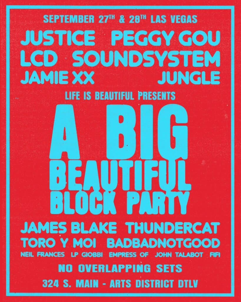 Life Is Beautiful Drops Lineup for Two-Day Block Party in September ...