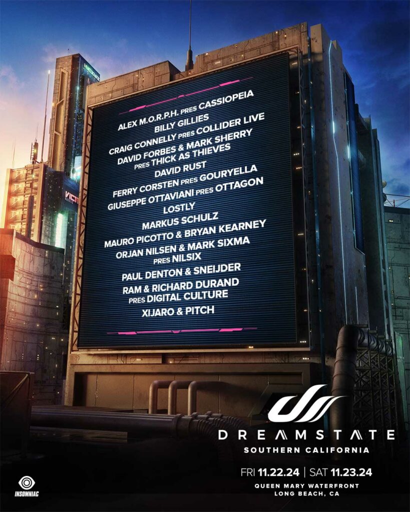 Dreamstate SoCal 2024 - Lineup Reveal 2