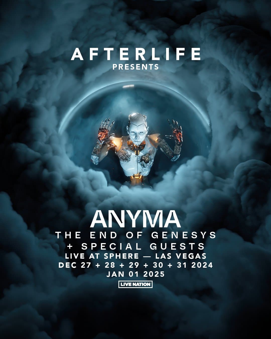 Anyma's NYE Sphere Debut is Now a SixNight Affair EDM Identity