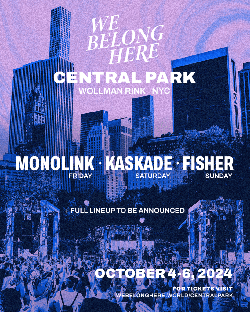 We Belong Here Central Park 2024 – Phase 1 Lineup