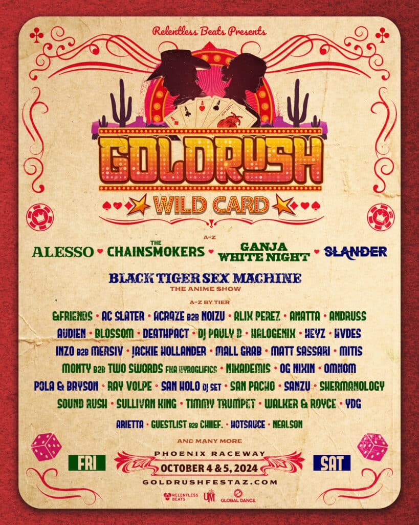 Goldrush Music Festival 2024 - Phase 2 Lineup