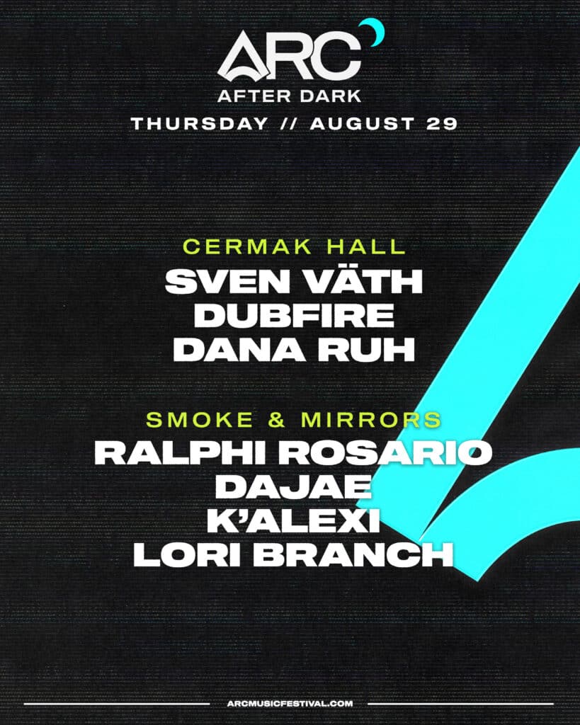 ARC Music Festival ARC After Dark 2024 Lineup - Thursday