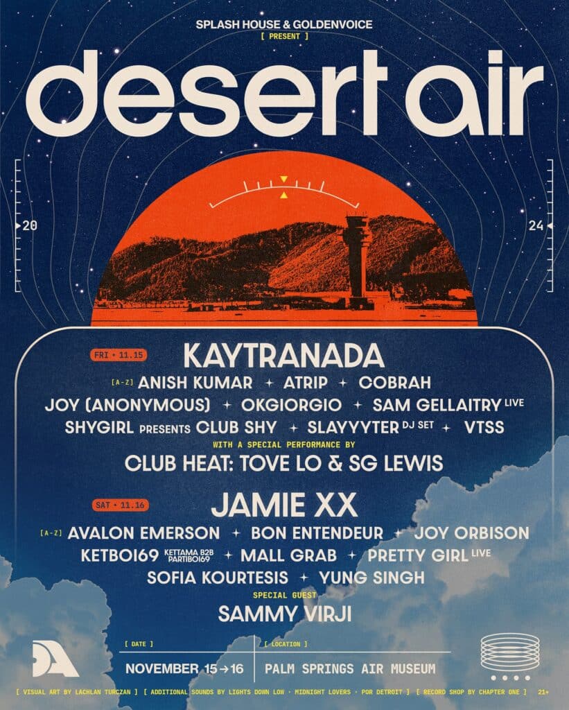 Splash House & Goldenvoice Present: Desert Air 2024 - Lineup