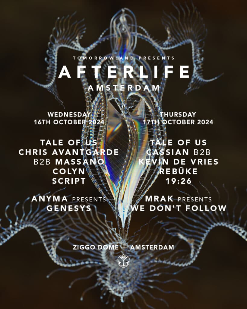 Tomorrowland Presents Afterlife Amsterdam 2024 - Lineup