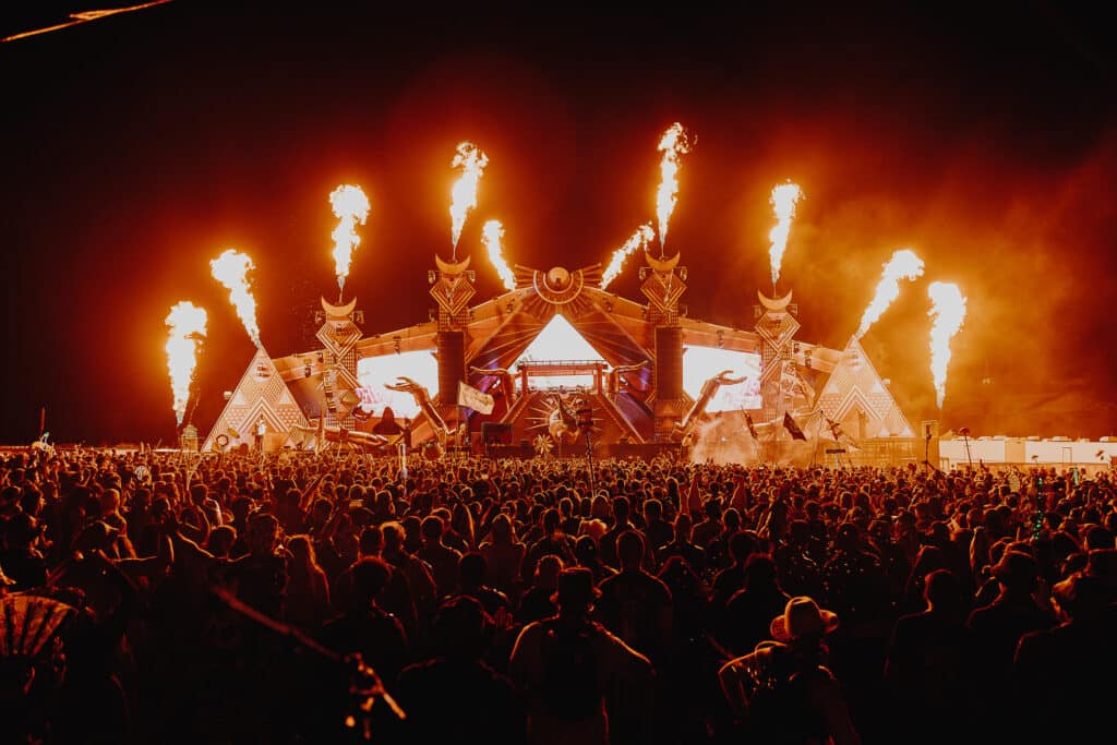 Fire Stage at Elements Festival 2024