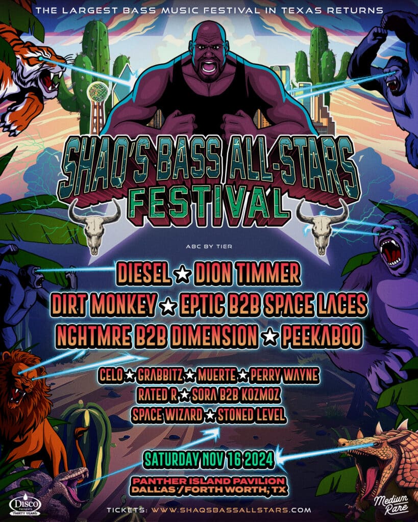 Shaq's Bass All-Stars Festival 2024 - Lineup