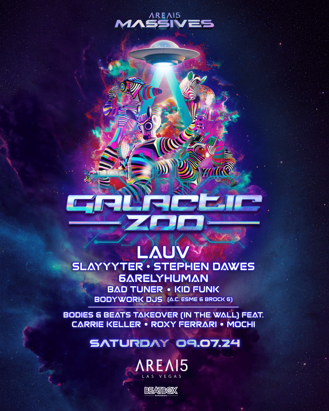 AREA15 Galactic Zoo 2024 Lineup