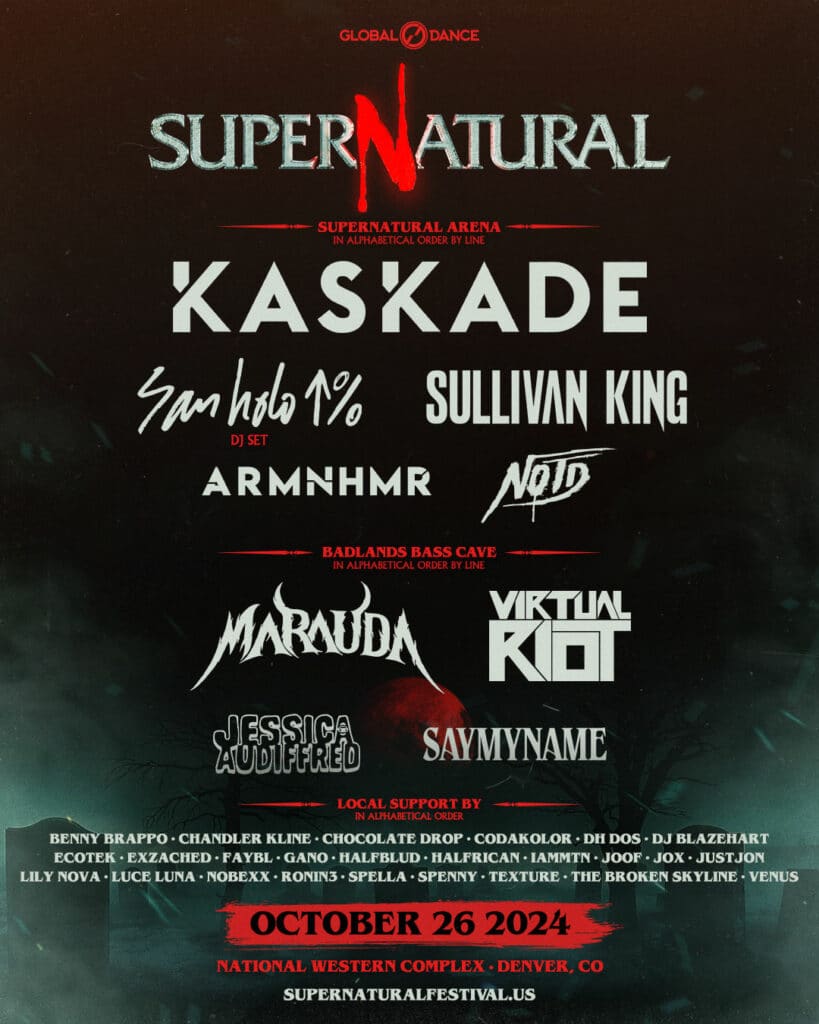 Global Dance presents Supernatural 2024 Lineup