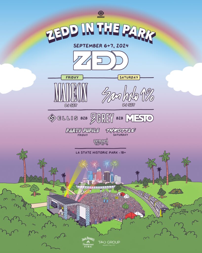 Zedd In The Park 2024 Lineup