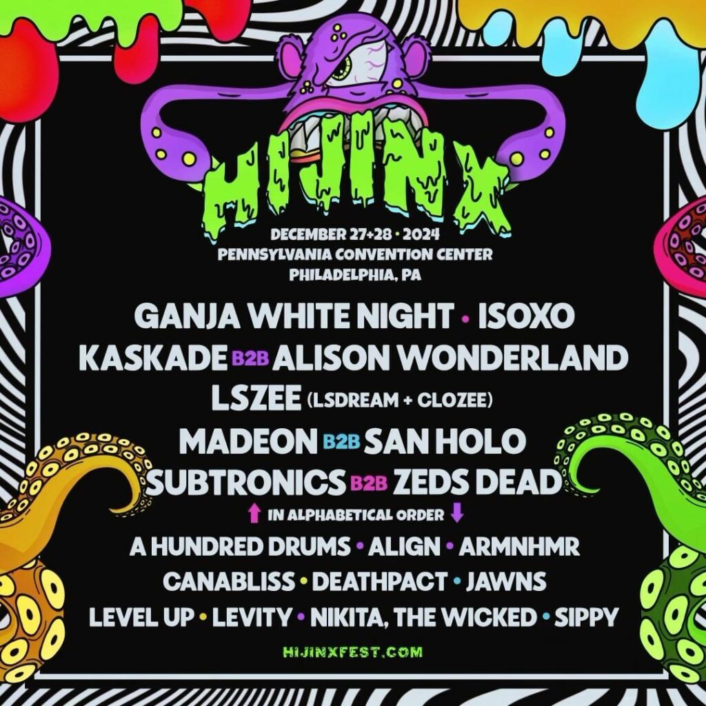 HiJinx Music Festival 2024 Lineup