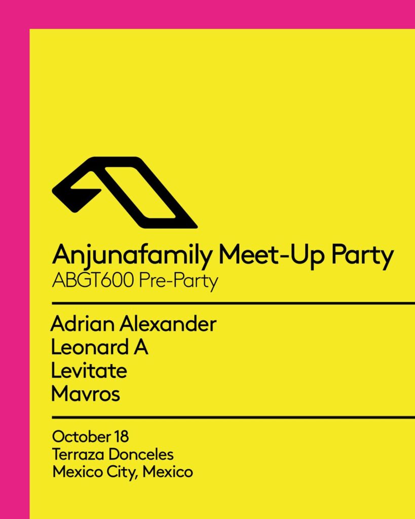 ABGT600 Pre-Party 