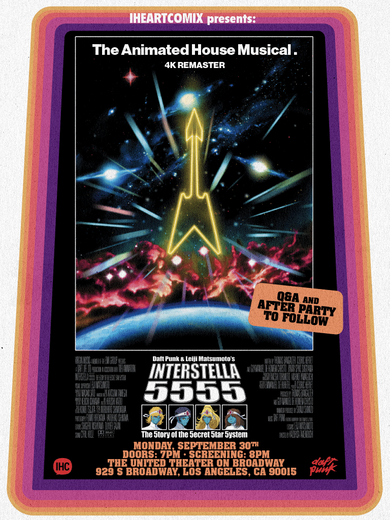 IHEARTCOMIX Presents Daft Punk's Interstella 5555: The 5tory of the 5ecret 5tar 5ystem