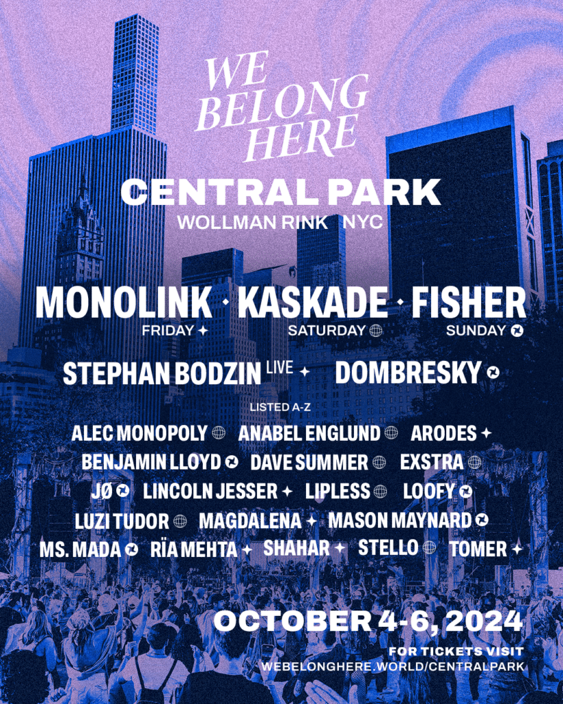 We Belong Here NYC 2024 - Lineup