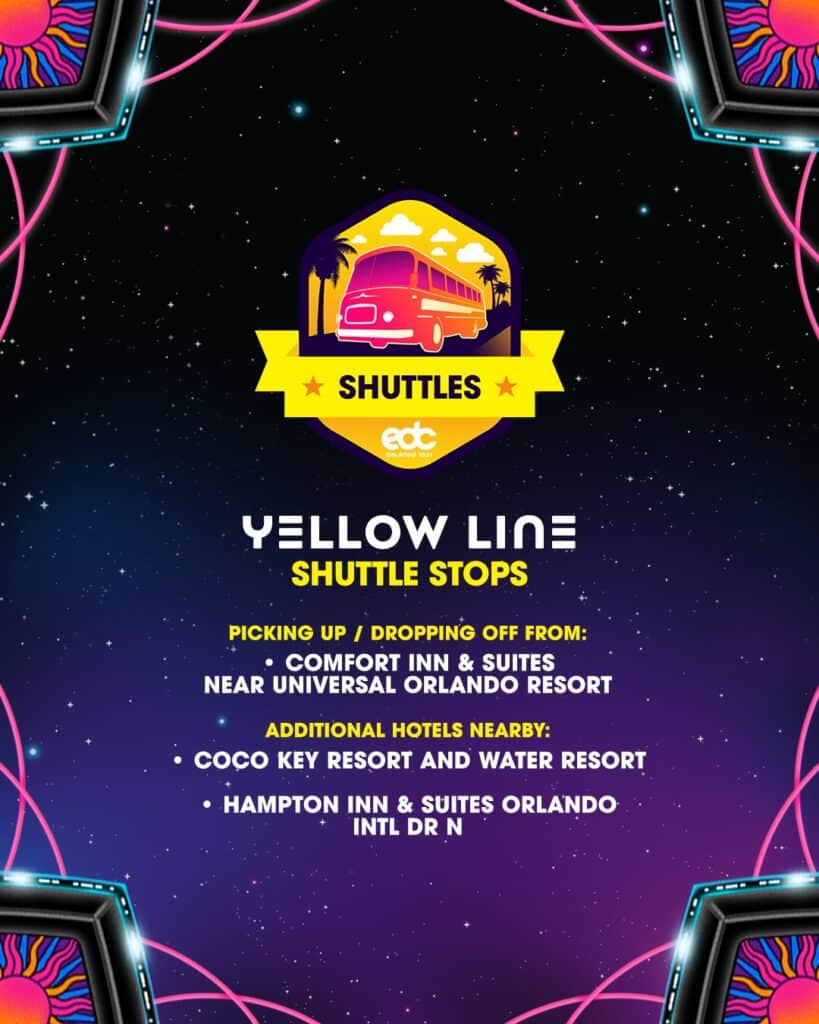 EDC Orlando 2024 Shuttle