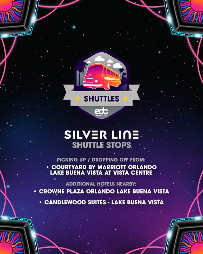 EDC Orlando 2024 Shuttle