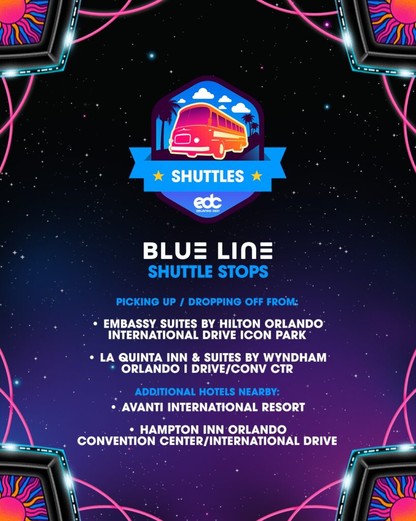 EDC Orlando 2024 Shuttle