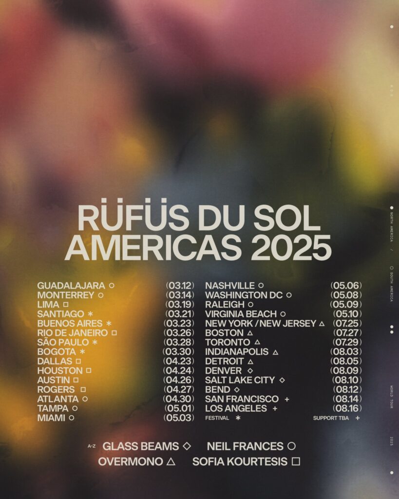 RÜFÜS DU SOL Americas Tour 2025