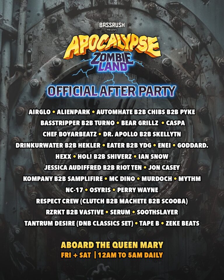 Apocalypse Zombieland Reveals Afterparty Lineup for 2024 Edition EDM