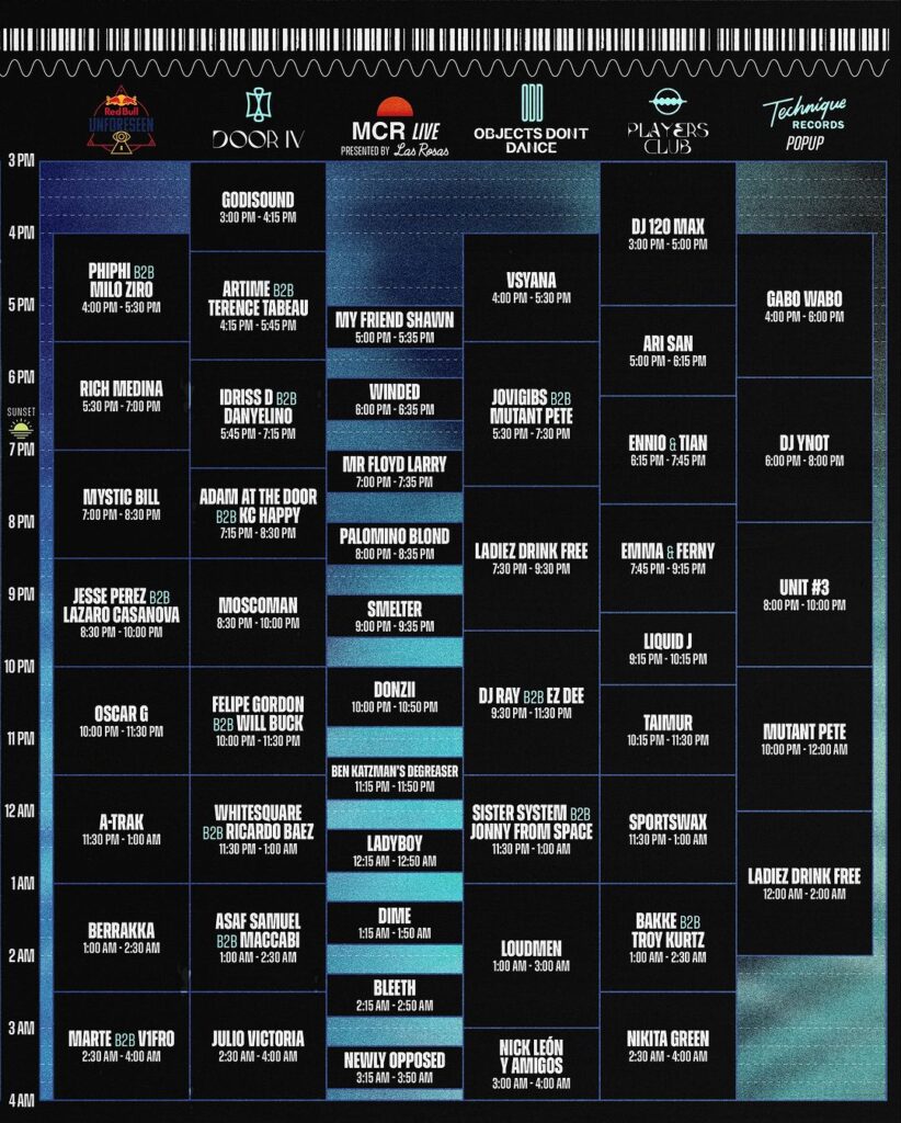 III Points Festival 2024 Set Times - Saturday