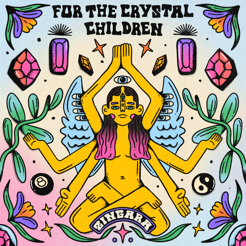 Zingara - ForThe Crystal Children EP Artwork