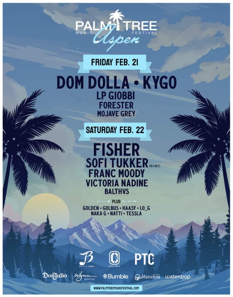 Palm Tree Music Festival Aspen 2025 - Lineup