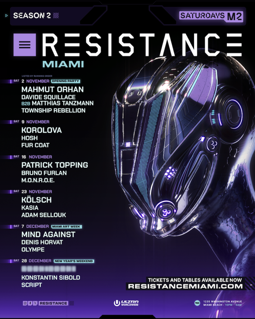 RESISTANCE Miami at M2 Miami - Season 2 Fall/Winter Lineup