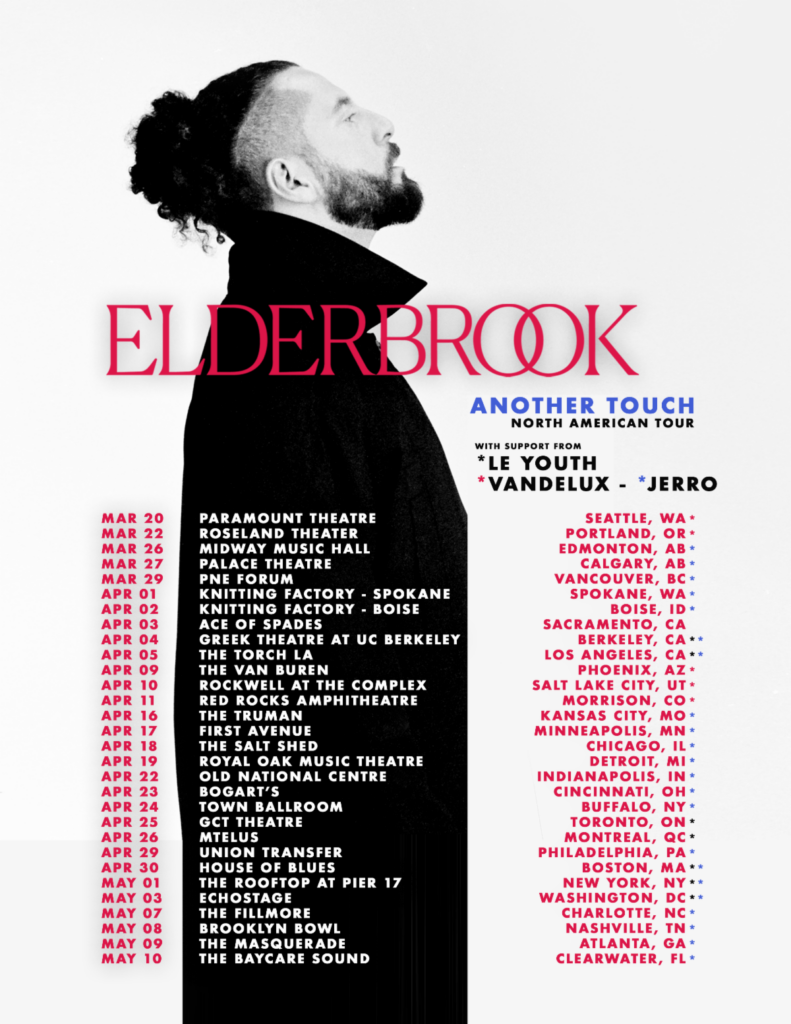 Elderbrook's Another Touch North American Tour 2025 - Dates & Venues