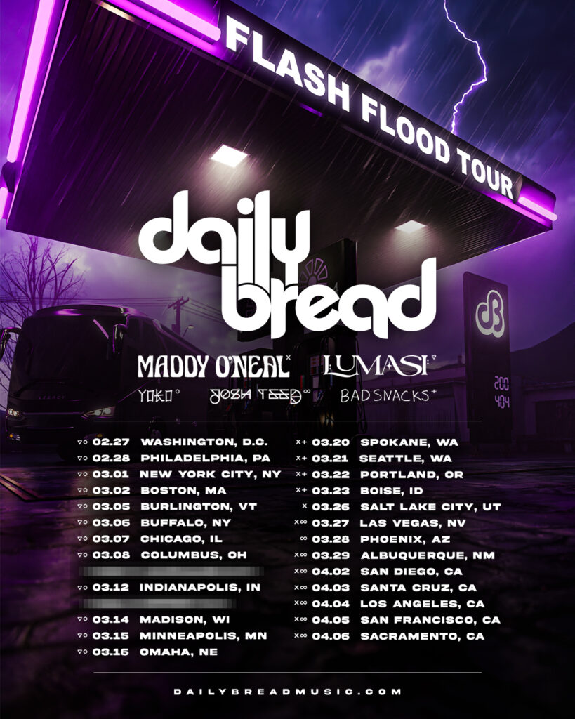 Daily Bread - Flash Flood Tour Dates 2025