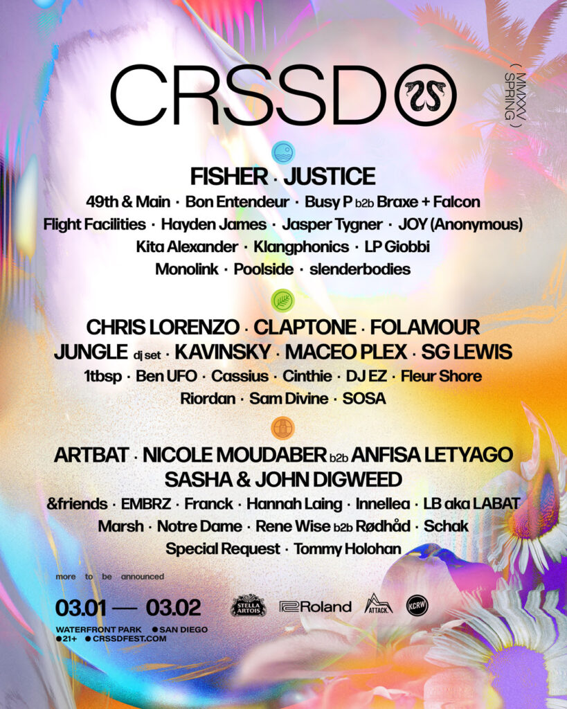 CRSSD Festival Spring 2025 - Lineup