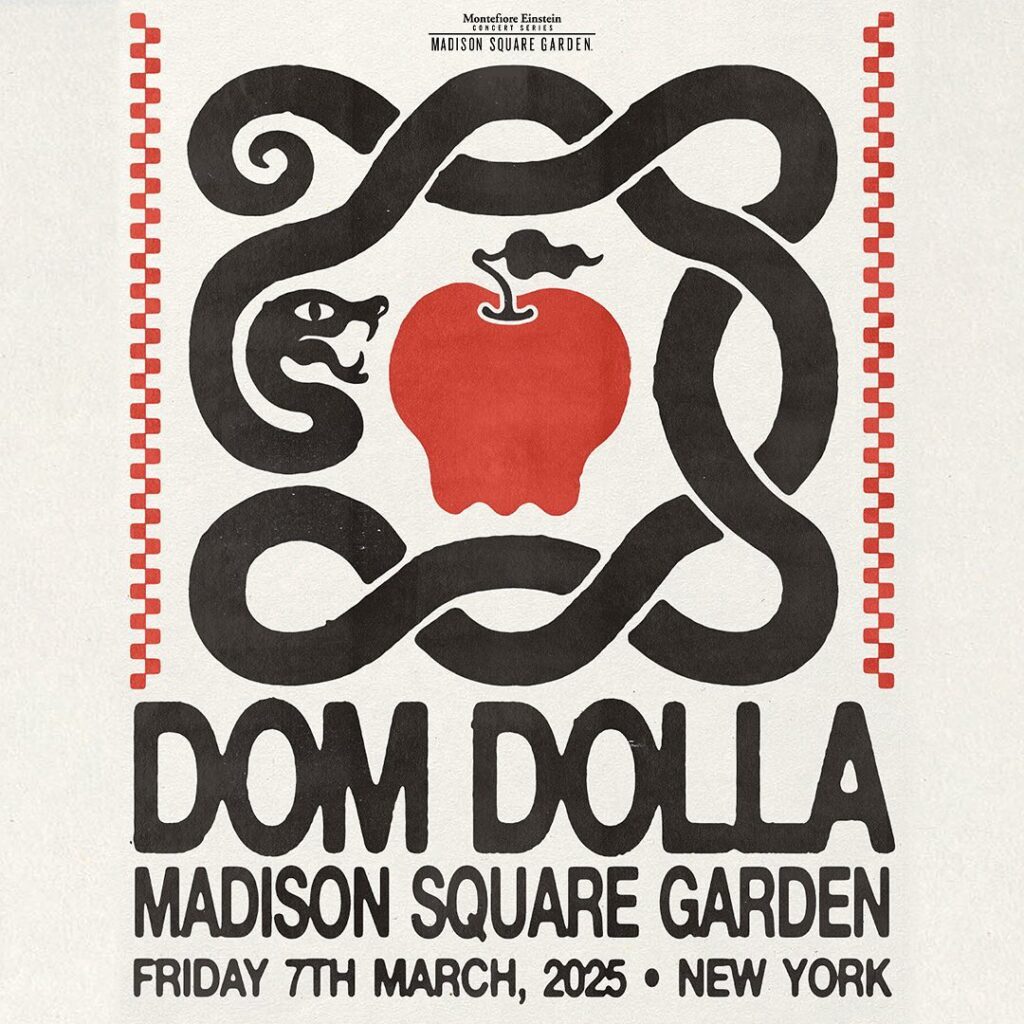 Dom Dolla Madison Square Garden Event Flyer