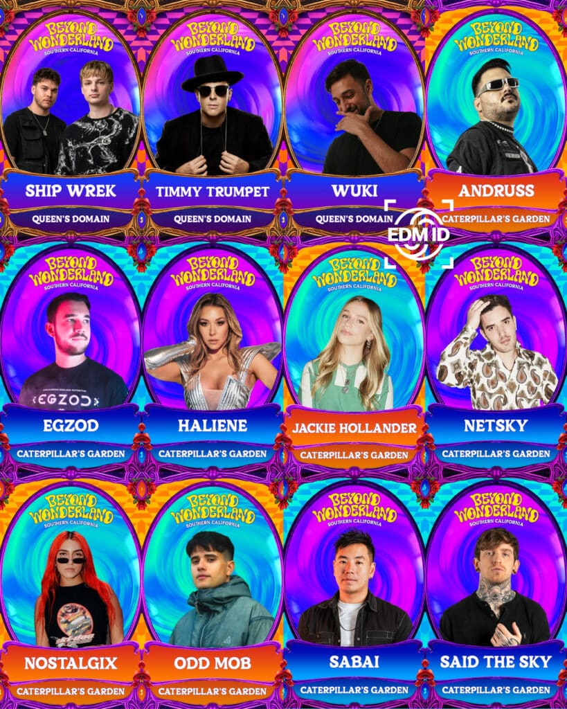 Beyond Wonderland SoCal 2025 Cards Lineup 2 watermarked