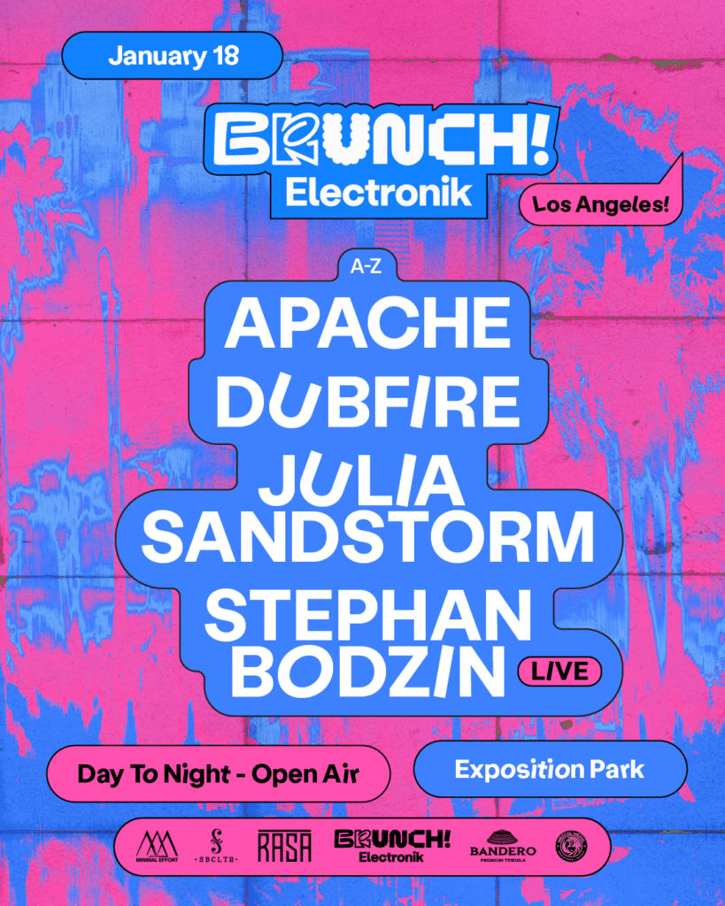 Brunch Electronik Los Angeles - January 2025 Lineup