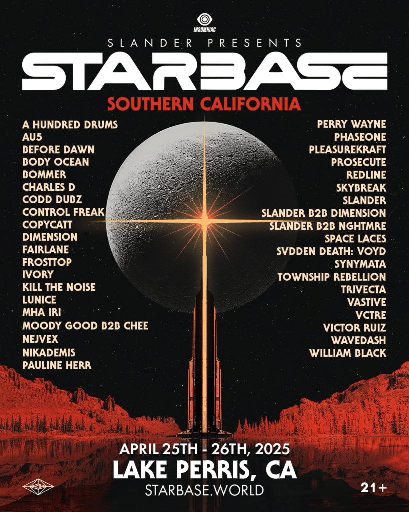 Slander Presents STARBASE 2025 - Lineup