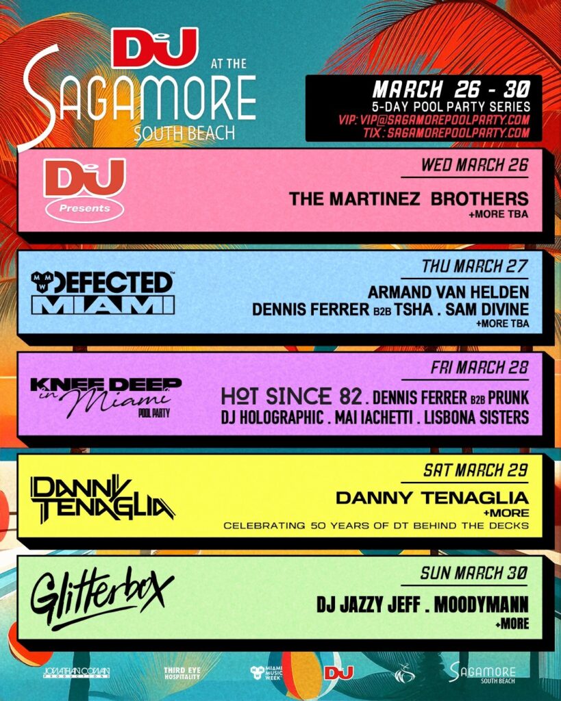 DJ Mag Returns to Sagamore Hotel South With 5 Exclusive Miami Music Week 2025 Events