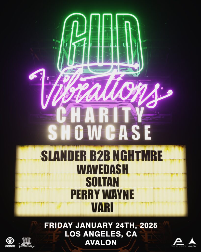 Gud Vibrations Charity Showcase Los Angeles - Lineup