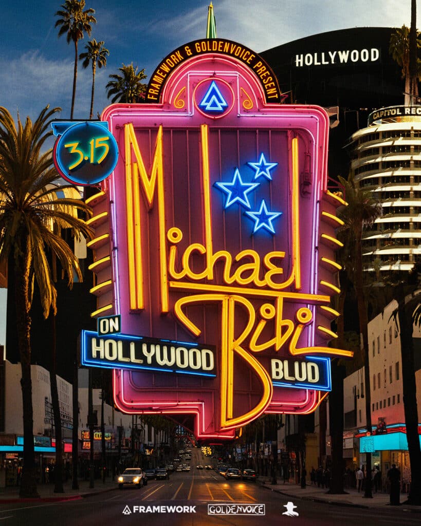 Framework and Goldenvoice Present Michael Bibi on Hollywood Blvd