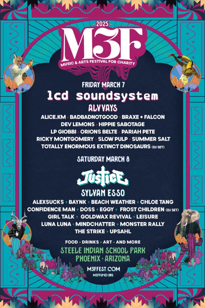 M3F Day by day lineup